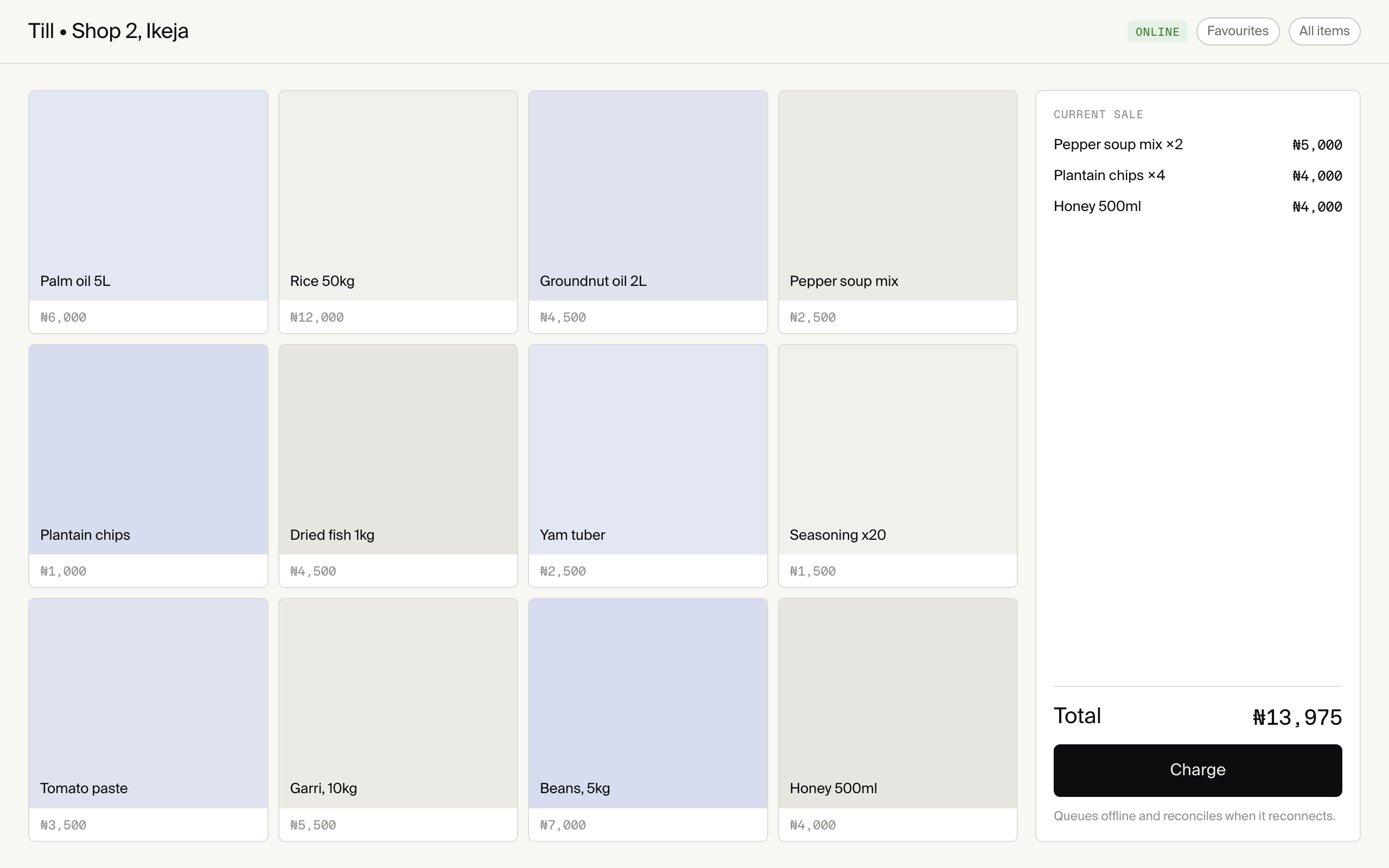 Box till interface in a test deployment
